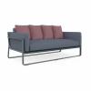 flat 2 seat sofa blue grey product image 2