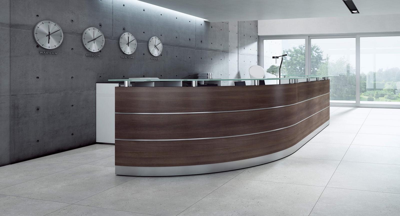 Maro eMel Reception Counter - Sophisticated Modular Reception Counter ...