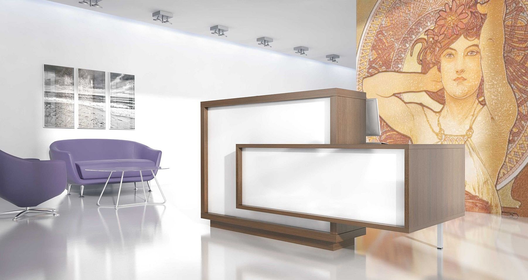 Office Reception Furniture Elegant Modern And Funky Msl Interiors