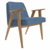 366 Concept 366 armchair Loft 10 Denim Dark Oak