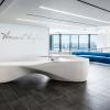 Howard Hughes Reception Desk Brooklyn angle