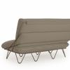 Valentina 2 seat sofa back plain bronze