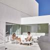 blau singular lounge chair white 1