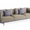 onde 3 seat sofa blue grey atlas plain 45 a2