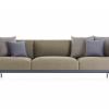 onde 3 seat sofa blue grey atlas plain front2