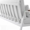 timeless 2 seat sofa back detail teak white 3